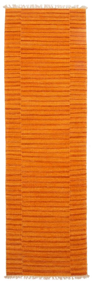 Turkish Boho 2'6" x 8'0" Flat-Weave Wool Kilim 