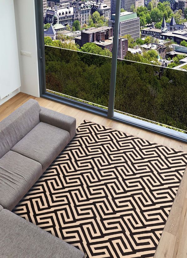 Kilim ankara 10'4" x 13'2" en laine