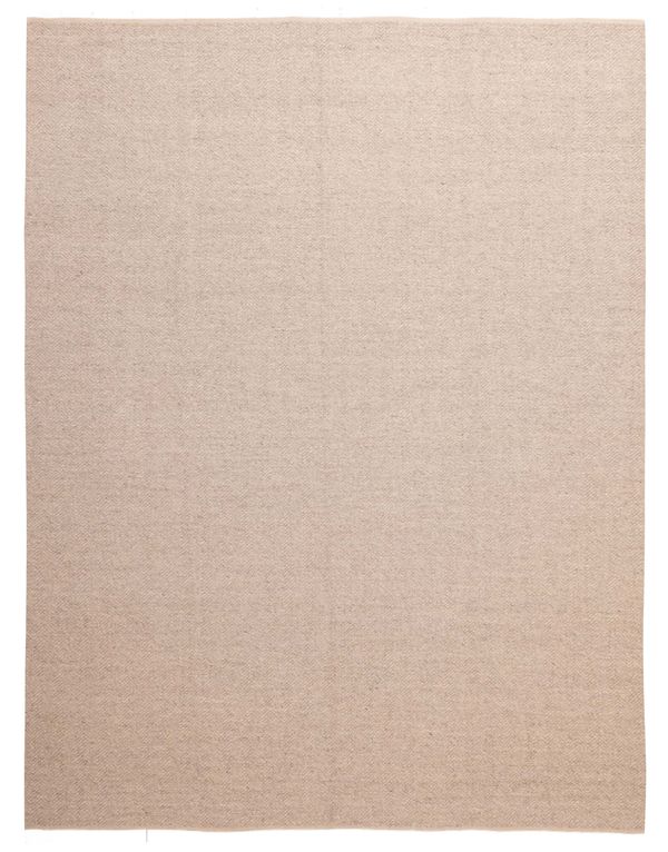 Indian Sienna 9'1" x 11'11" Braided Weave Wool Rug 