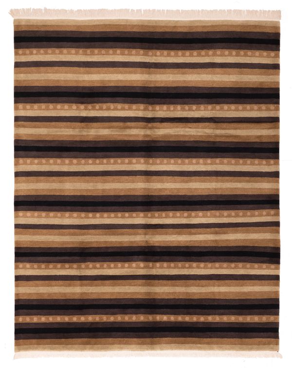 Nepal Opulence 8'0" x 9'9" Hand-knotted Wool Rug 