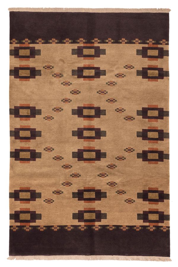 Nepal Opulence 5'11" x 8'11" Hand-knotted Wool Rug 