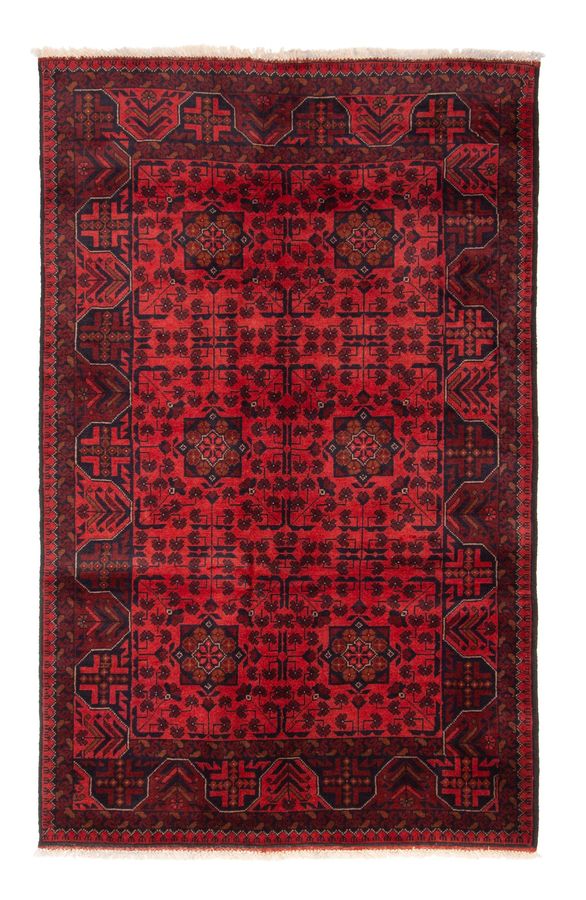 Afghan Finest Khal Mohammadi 4'1" x 6'6" Hand-knotted Wool Rug 