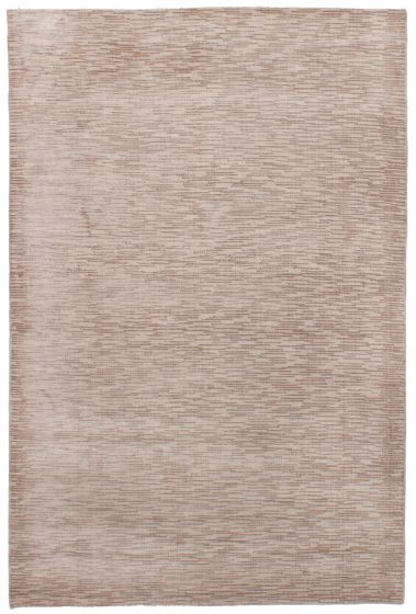 Indian Galleria 5'1" x 8'1" Hand Loomed Silk Rug 