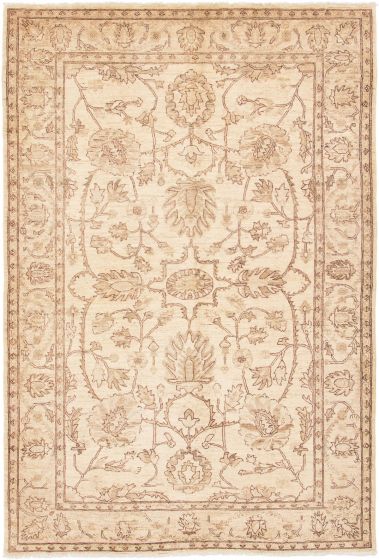Afghan Chobi Finest 6'7" x 9'10" Hand-knotted Wool Rug 