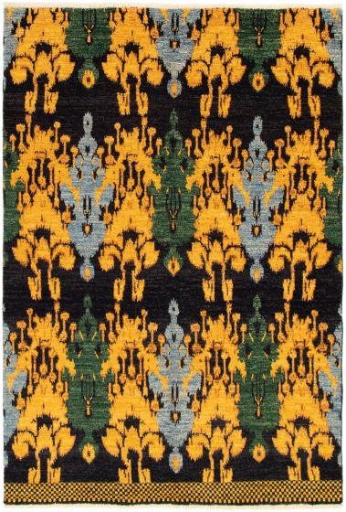Indian Shalimar 6'2" x 8'10" Hand-knotted Wool Rug 