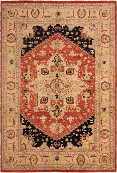 Afghan Chobi Finest 9'9" x 14'5" Hand-knotted Wool Rug 