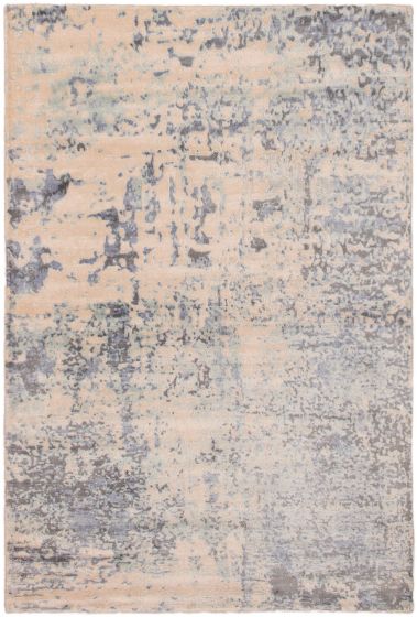 Indian Galleria 5'0" x 7'6" Hand-knotted Viscose Rug 