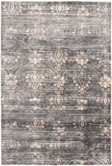 Indian Galleria 5'0" x 7'6" Hand Loomed Viscose Rug 