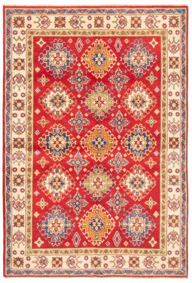 Afghan Finest Ghazni 4'11" x 7'9" Hand-knotted Wool Rug 