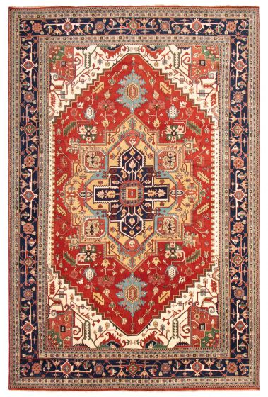 Indian Serapi Heritage 11'11" x 17'8" Hand-knotted Wool Rug 