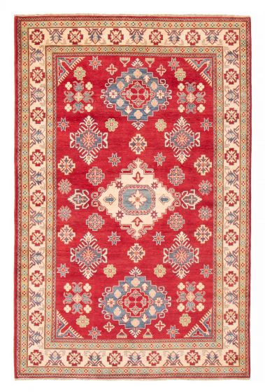 Afghan Finest Ghazni 6'6" x 9'9" Hand-knotted Wool Rug 