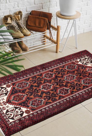 Afghan Royal Baluch 3'1" x 6'0" Hand-knotted Wool Rug 