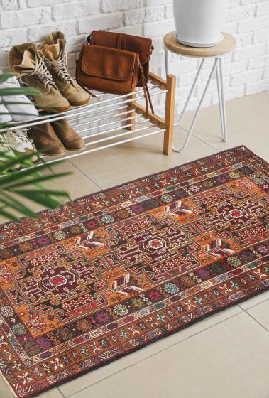 Afghan Teimani 3'6" x 6'6" Hand-knotted Wool Rug 