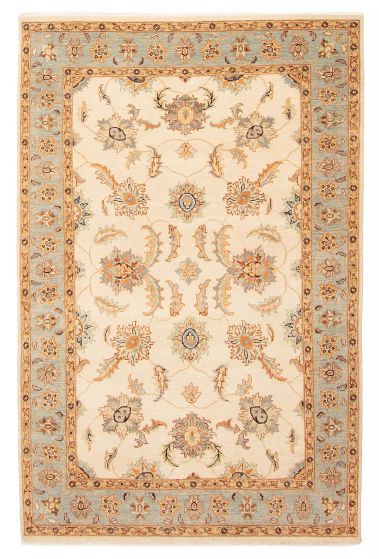 Indian Jamshidpour 4'0" x 6'0" Hand-knotted Wool Rug 