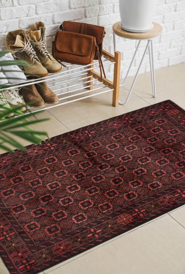 Afghan Teimani 3'9" x 6'4" Hand-knotted Wool Rug 