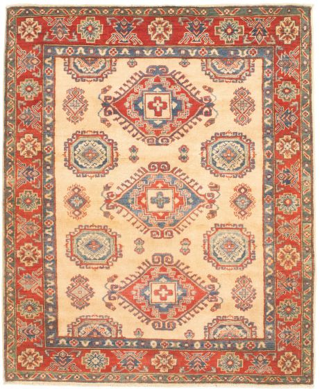 Afghan Finest Ghazni 5'1" x 6'4" Hand-knotted Wool Rug 