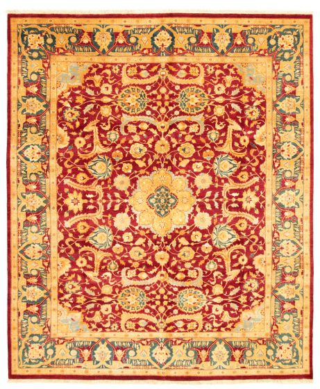Pakistani Pako Persian 18 Of 20 8'1" x 9'10" Hand-knotted Wool Rug 
