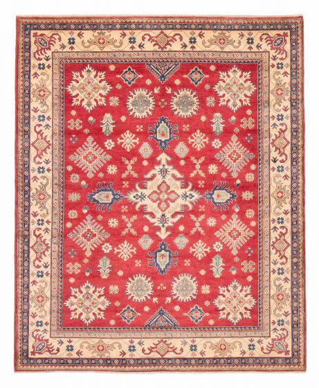 Afghan Finest Ghazni 8'1" x 9'10" Hand-knotted Wool Rug 
