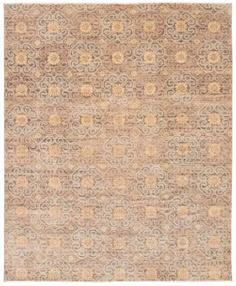 Indian Mystique 8'1" x 9'11" Hand-knotted Wool Rug 