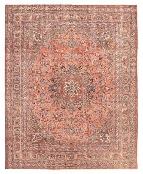 Persian Style 9'10" x 12'2" Hand-knotted Wool Rug 