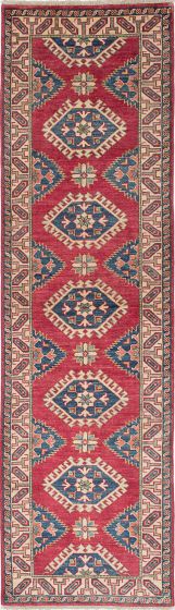 Afghan Finest Ghazni 2'8" x 9'7" Hand-knotted Wool Rug 