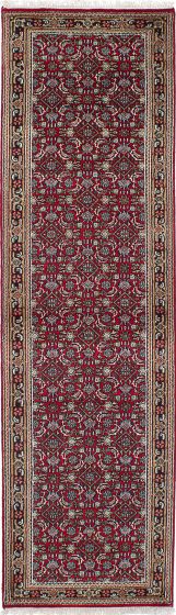 Indian Bijar 2'9" x 9'10" Hand-knotted Wool Rug 
