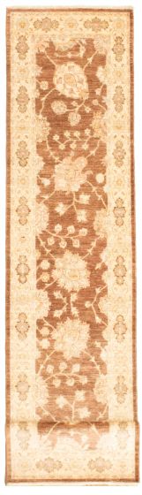 Afghan Chobi Finest 2'6" x 11'10" Hand-knotted Wool Rug 
