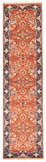 Indian Serapi Heritage 2'7" x 9'11" Hand-knotted Wool Rug 