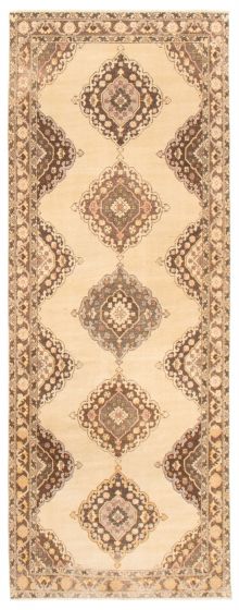 Turkish Anadol Vintage 4'8" x 12'3" Hand-knotted Wool Rug 