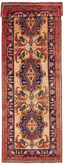 Persian Style 4'6" x 14'1" Hand-knotted Wool Rug 