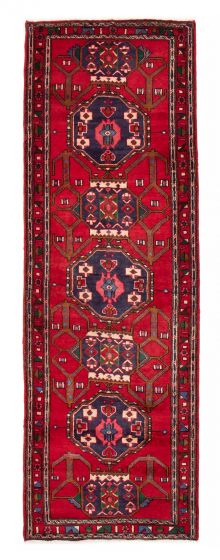 Persian Style 3'10" x 10'10" Hand-knotted Wool Rug 