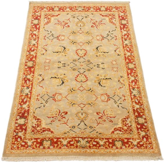 Pakistani Pako Persian 18 Of 20 5'0" x 7'10" Hand-knotted Wool Rug 