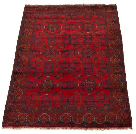 Afghan Finest Khal Mohammadi 4'5" x 6'5" Hand-knotted Wool Rug 