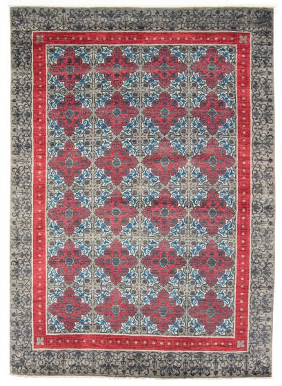Pakistani Lahore Finest Collection 9'1" x 12'6" Hand-knotted Wool Rug 