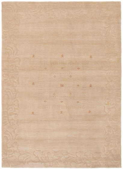 Indo Gabbeh 5'8" x 7'10" Hand Loomed Wool Rug 