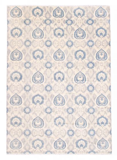 Indian Mystique 10'0" x 13'8" Hand-knotted Wool Rug 