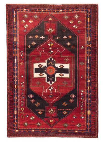 Persian Style 5'1" x 7'4" Hand-knotted Wool Rug 