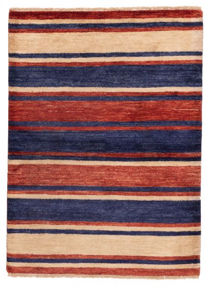 Pakistani Peshawar Ziegler 4'3" x 5'10" Hand-knotted Wool Rug 
