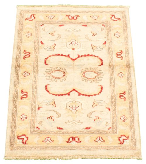 Pakistani Peshawar Oushak 2'8" x 4'2" Hand-knotted Wool Rug 