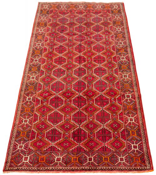 Persian Style 5'3" x 10'1" Hand-knotted Wool Rug 