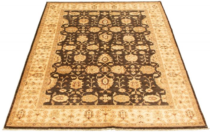 Pakistani Peshawar Oushak 6'0" x 8'9" Hand-knotted Wool Rug 