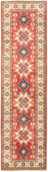Afghan Finest Ghazni 2'8" x 9'9" Hand-knotted Wool Rug 