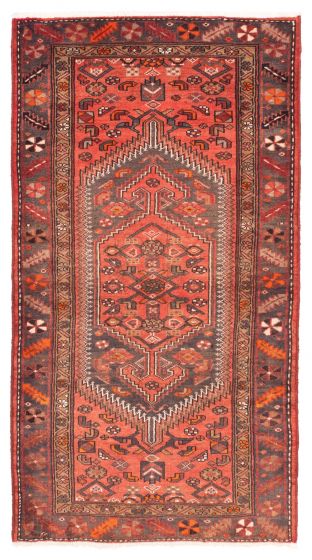Persian Style 3'8" x 6'11" Hand-knotted Wool Rug 