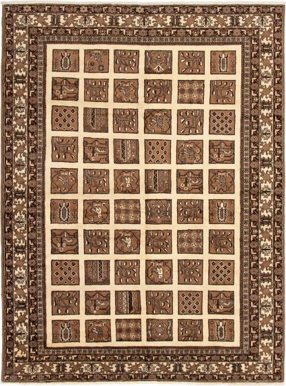 Persian Style 8'4" x 11'6" Hand-knotted Wool Rug 