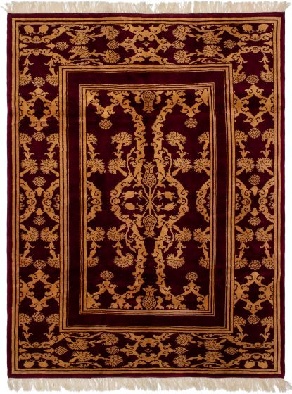 Turkish Melis Vintage 6'11" x 9'2" Hand-knotted Wool Rug 