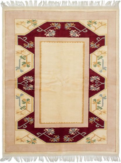 Turkish Melis Vintage 5'2" x 7'1" Hand-knotted Wool Rug 
