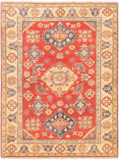 Afghan Finest Ghazni 4'11" x 6'7" Hand-knotted Wool Rug 