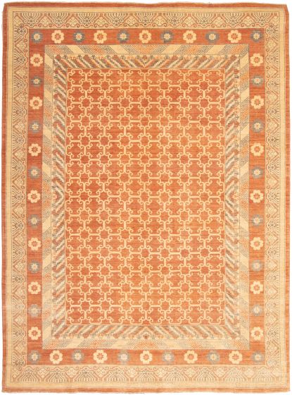 Afghan Aryana 10'3" x 14'0" Hand-knotted Wool Rug 