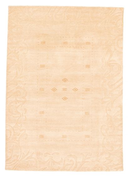 Indo Gabbeh 5'9" x 7'9" Hand Loomed Wool Rug 