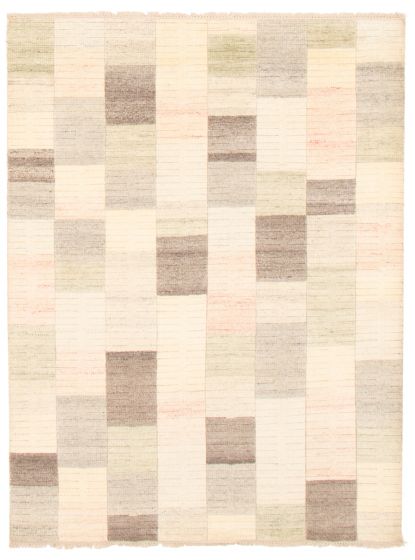 Indian Loreto 5'7" x 7'6" Hand-knotted Wool Rug 